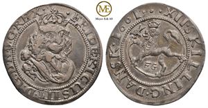 1/8 speciedaler 1661 Frederik III. Kv.1+