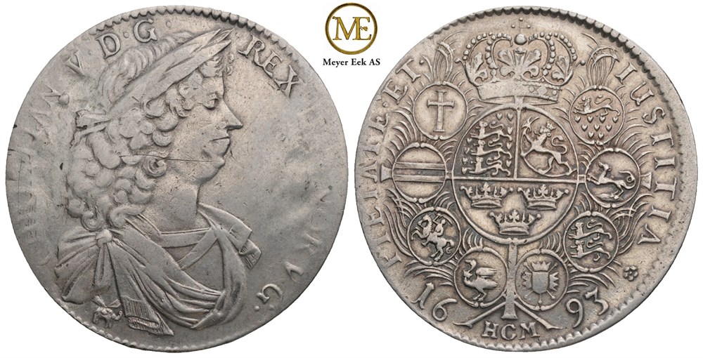 Speceidaler 1693 Christian V. Kv.1/1+