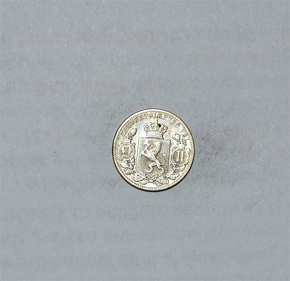 Norge 25 øre 1901 kv 1/1-
