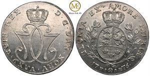 Speciedaler 1776 Christian VII. Kv.0/01