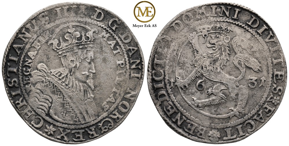 Speciedaler 1631 Christian IV. Kv.1/1+