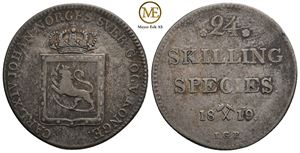 24 skilling 1819 Carl XIV Johan. Kv.1/1+