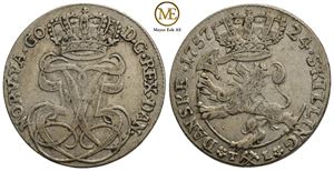 24 skilling 1757 Frederik V. Kv.1+