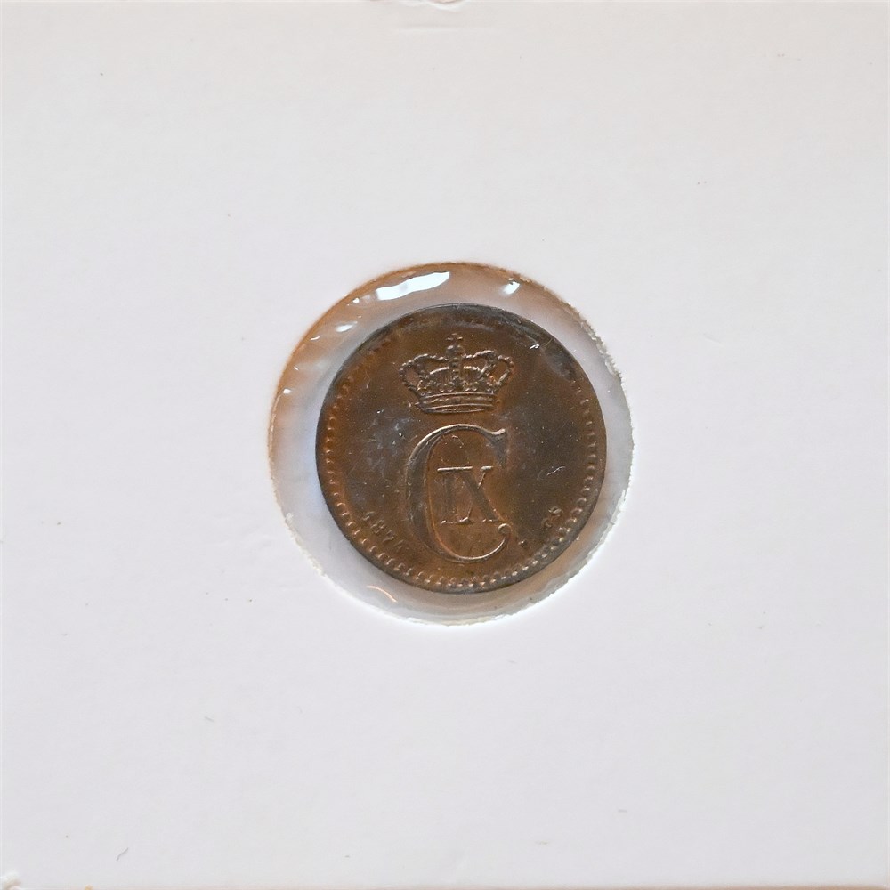 Danmark 1 øre 1874 kv. 0/01