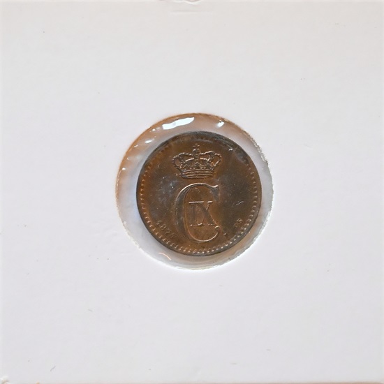 Danmark 1 øre 1874 kv. 0/01