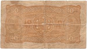 10 kroner 1922 K.0551957. Kv.1-