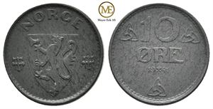 10 ære 1941 zink. Haakon VII. Kv.0