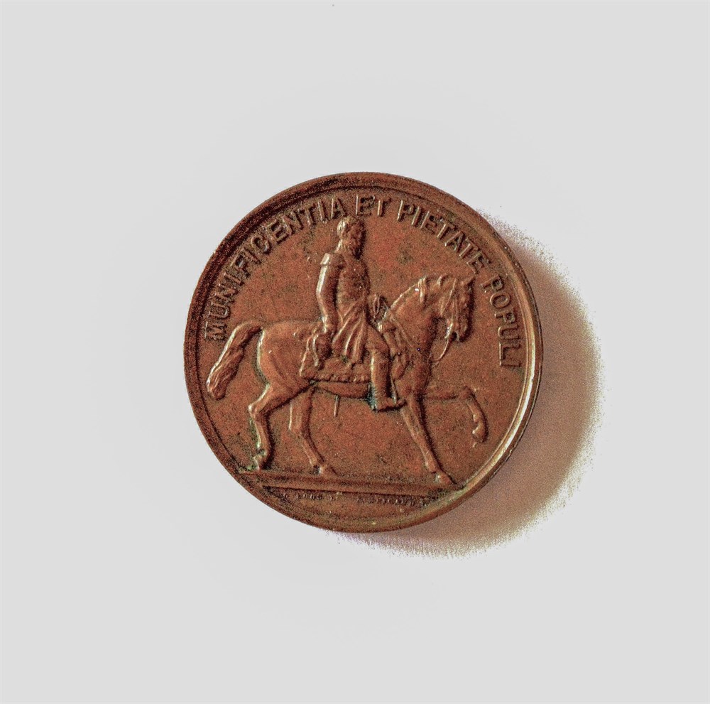 Avdukinga av Carl Johan 1875 bronse kv.01
