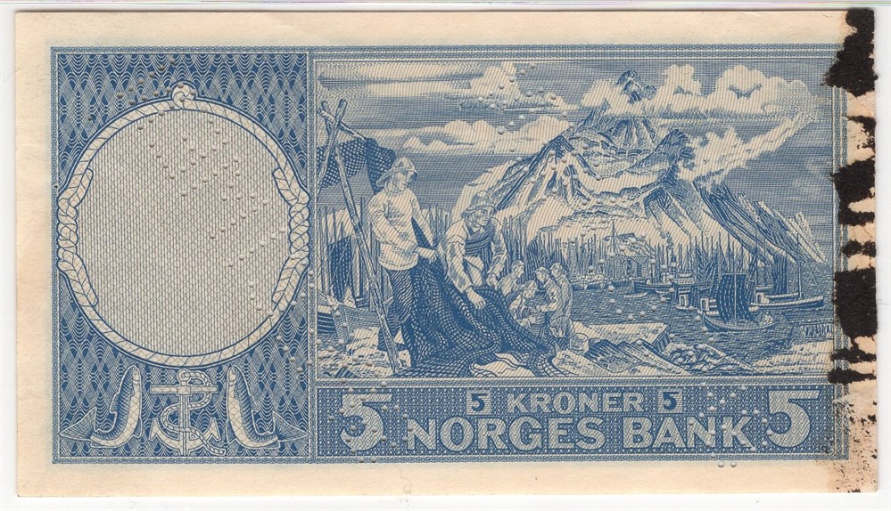 5 kroner 1955 X.0000000. Specimen. Kv.0/01