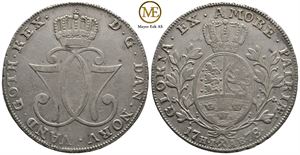 Speciedaler 1778 Christian VII. Kv.1+