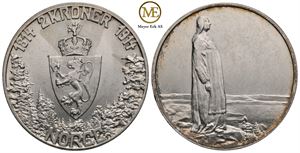 2 kroner 1914 Jub. Mor Norge. Kv.0