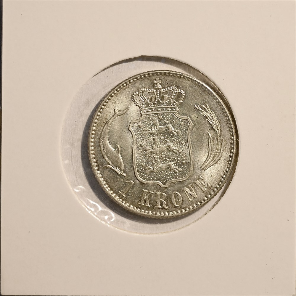 Danmark 1 krone 1916 kv. 0