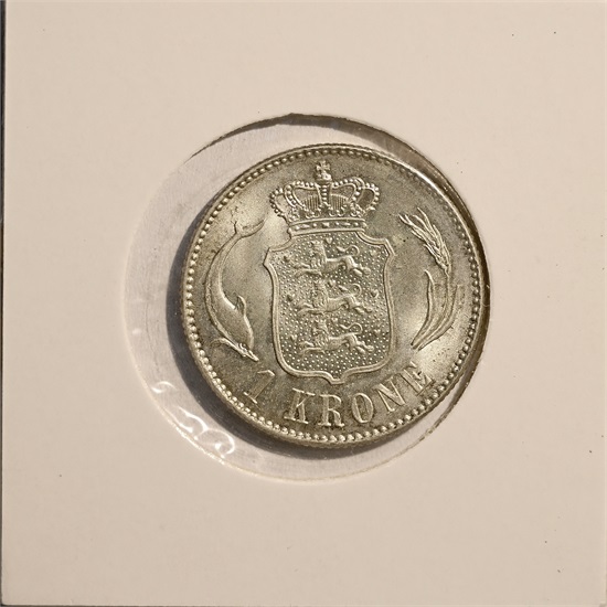 Danmark 1 krone 1916 kv. 0