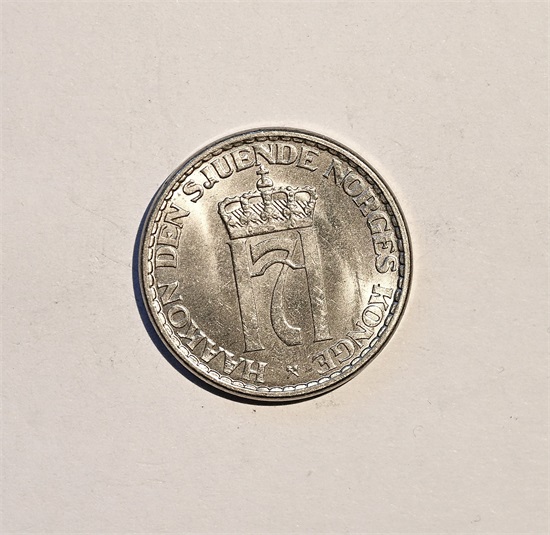 Norge 1 krone 1954 kv. 0