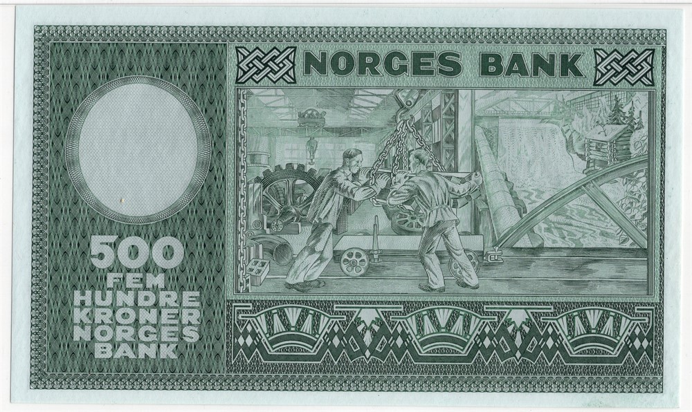 500 kroner 1968 A.3166110. Kv.0
