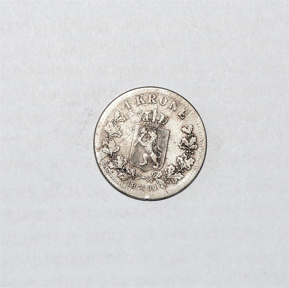 Norge 1 krone 1894 kv. 1-