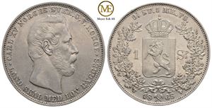 Speciedaler 1868 Carl XV. Kv.1+/01
