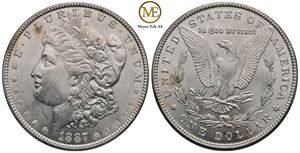 Morgan dollar 1887 Kv.0/01