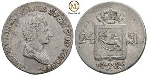 24 skilling 1833 Carl XIV Johan. Kv.1+