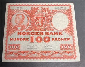 100 kr 1961 H