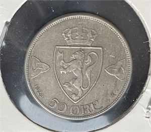 50 øre 1920 u/hull Kv.1