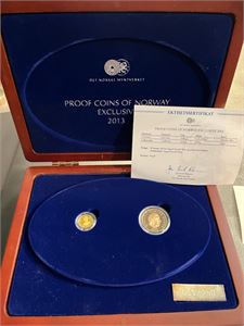 Proof Coins of Norway 2013. Proof