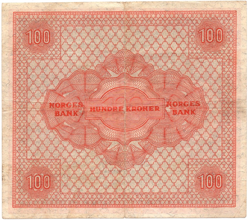 100 kroner 1949 C.0916435. Kv.1