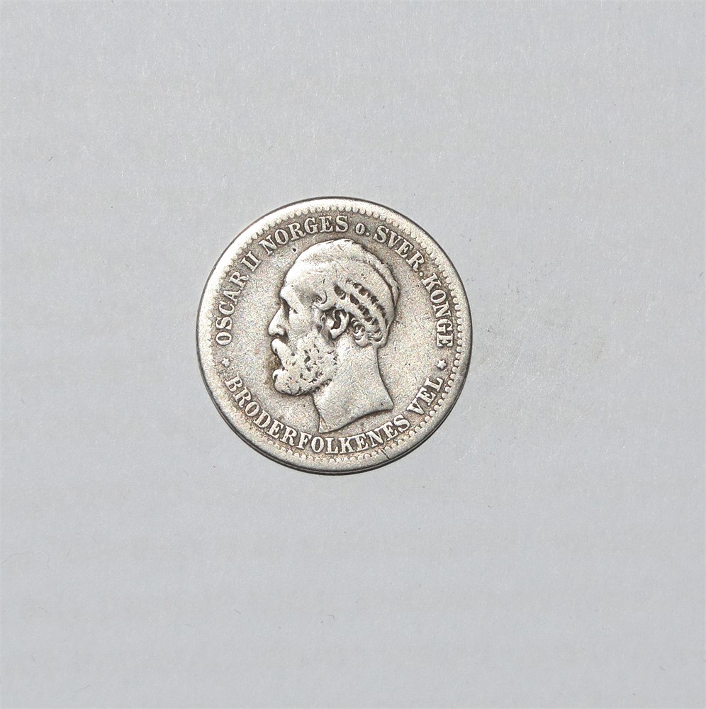 Norge 1 krone 1885 kv. 1-