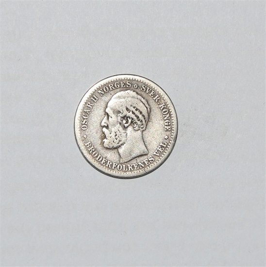 Norge 1 krone 1885 kv. 1-
