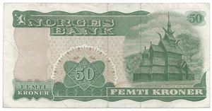 50 kroner 1975 Z.0139373. Kv.1-