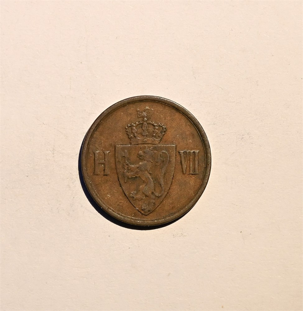 Norge 2 øre 1906 kv. 1+