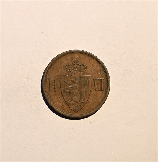 Norge 2 øre 1906 kv. 1+