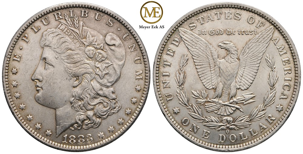 Morgan dollar 1883 O. Kv.0/01