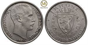 1 krone 1915 Haakon VII. Kv.0