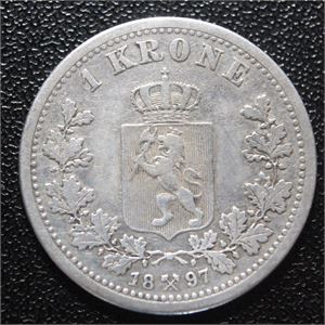 1 krone 1897 kv. 1/1-