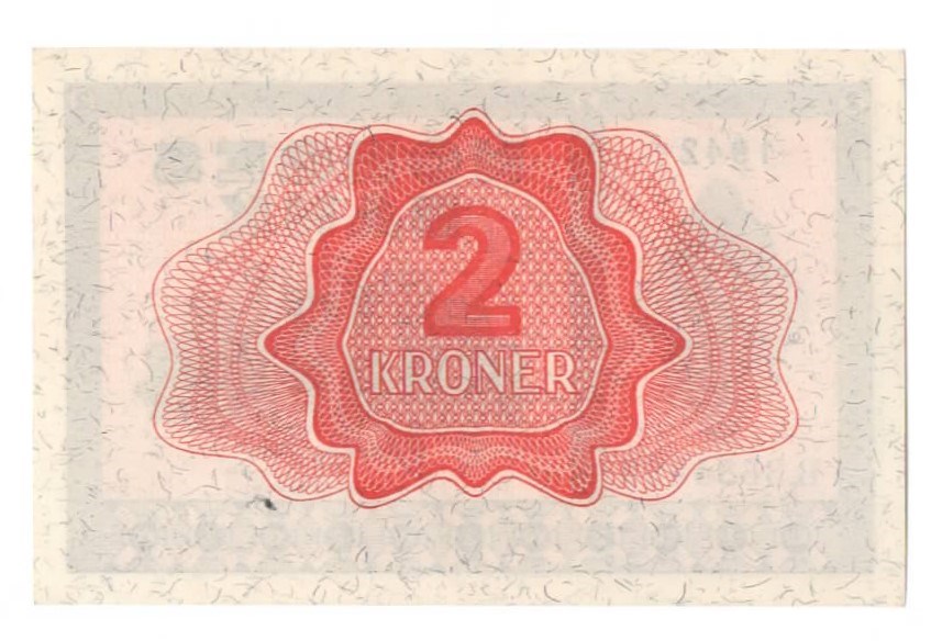 2 kroner 1942 B kv. 0