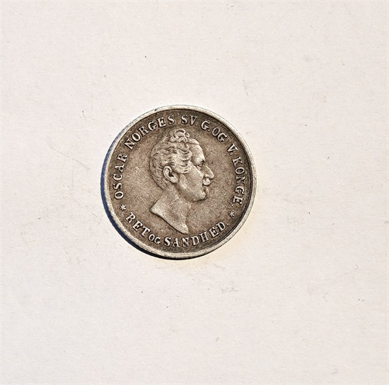 Norge 12 skilling 1848 kv. 1+