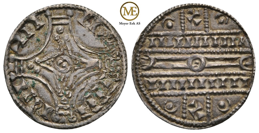 Penning Sven Estridsen (1047-1075) Danmark, Roskilde. Kv.1+/01