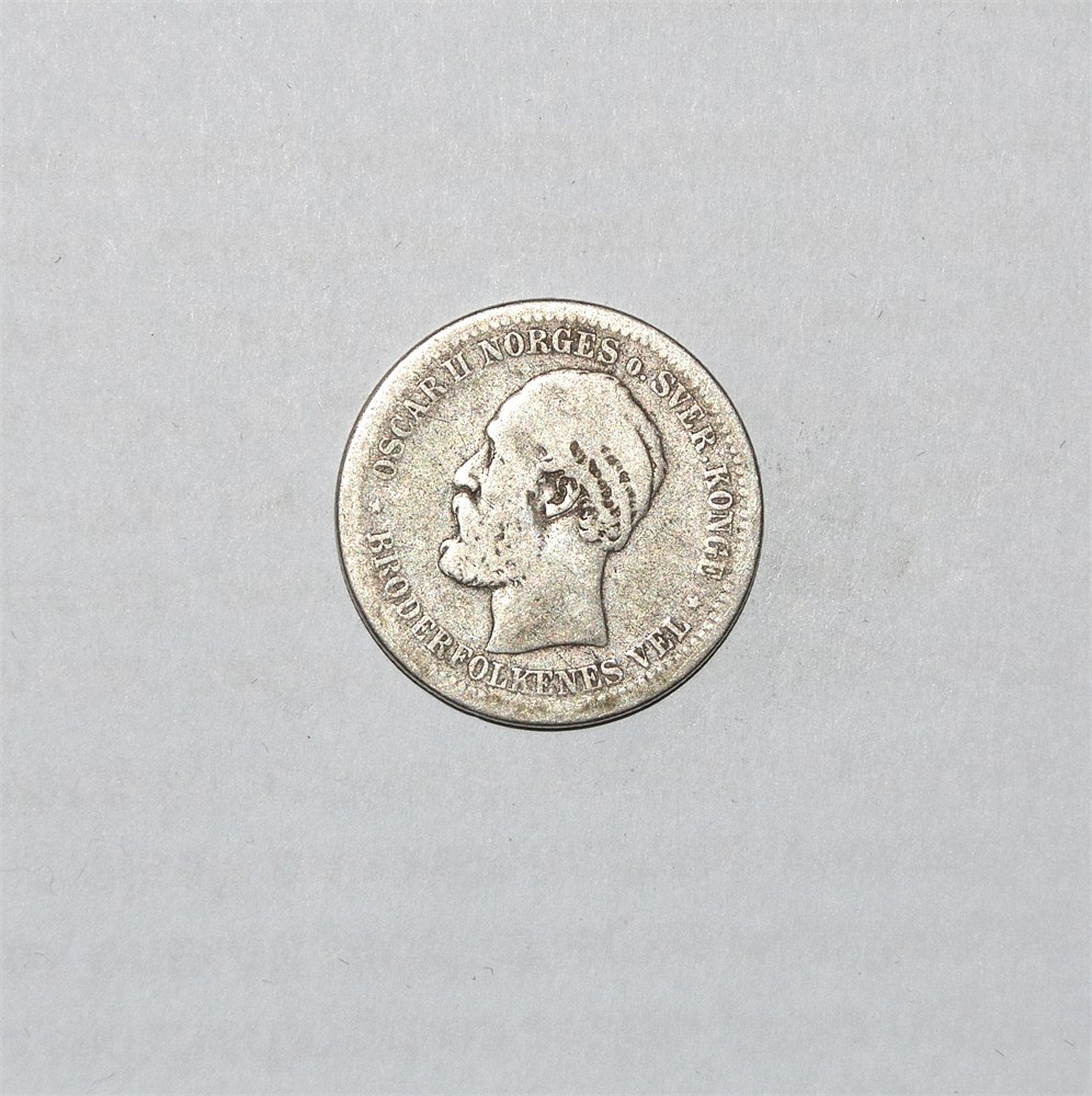 Norge 1 krone 1887 kv. 1-