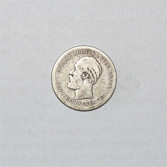 Norge 1 krone 1887 kv. 1-
