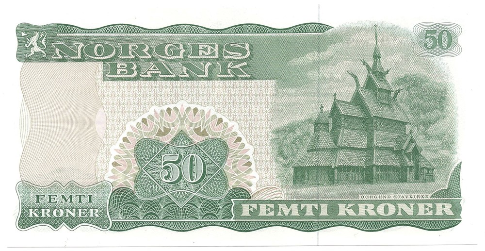 50 kroner 1980 Z.0386256. Erstatningsseddel. Kv.0