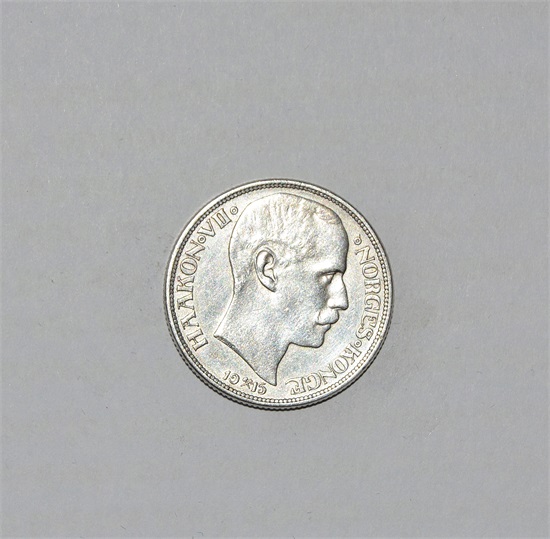 Norge 1 krone 1915 kv. 1+
