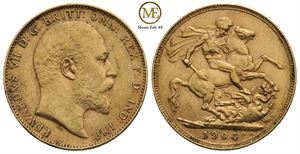 Sovereign 1904 Edward VII. Kv.1+