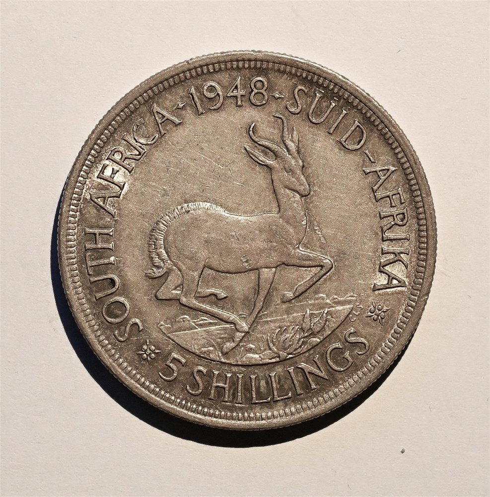 Sør Afrika 5 shillings 1948 kv. 0