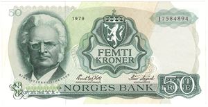 50 kroner 1979 J. Kv.0/01