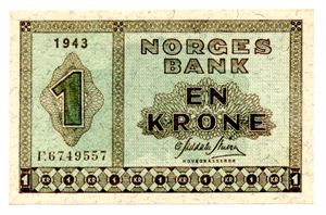 1 krone 1943 F