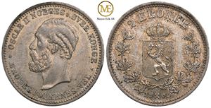 2 kroner 1902 Oscar II. Kv.0/01