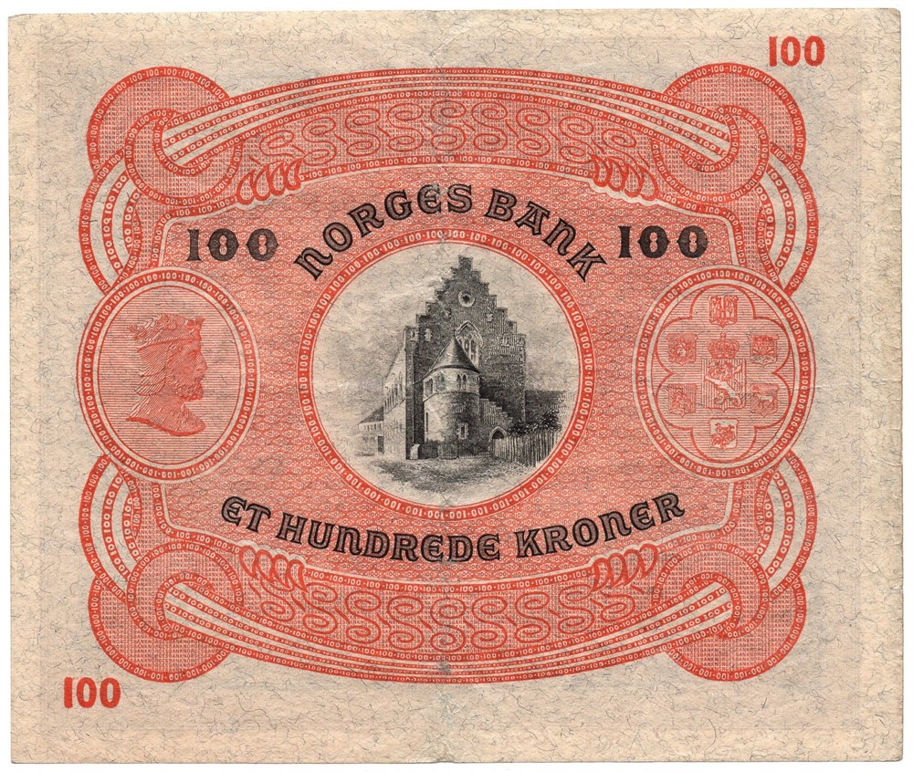 100 kroner 1943 C.2978290. Kv.1+