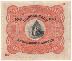 100 kroner 1943 C.2978290. Kv.1+