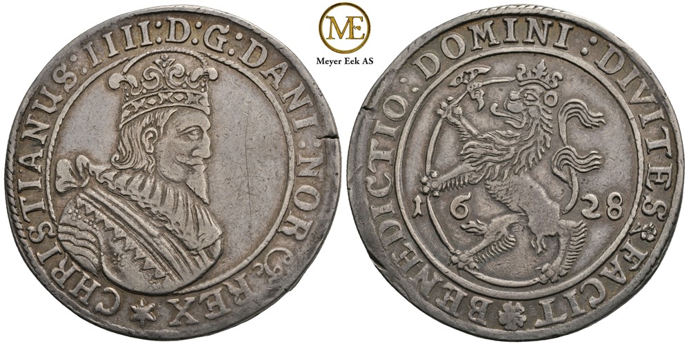 Speciedaler 1628 Christian IV. Kv.1+